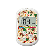 Peelz Santa's Cookies OneTouch Verio Flex Glucometer Sticker - Pump Peelz Peelz/Stickers White Smoke