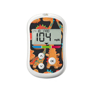 Peelz Jurassic Gingerbread OneTouch Verio Flex Glucometer Sticker - Pump Peelz Peelz/Stickers White Smoke