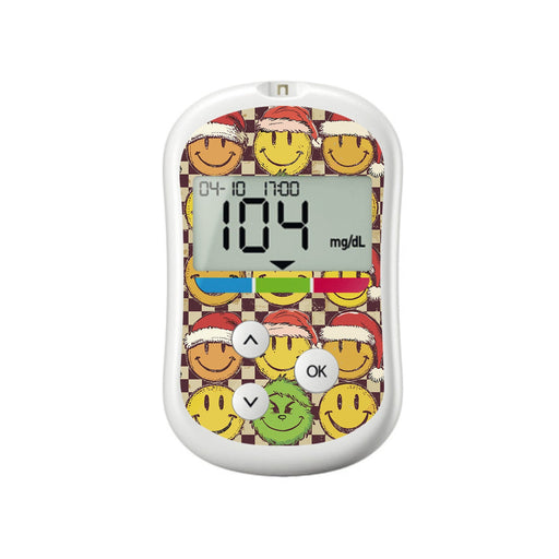 Peelz Merry Mischief OneTouch Verio Flex Glucometer Sticker - Pump Peelz Peelz/Stickers White Smoke