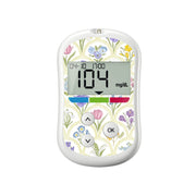 Peelz Garden Arches for OneTouch Verio Flex Glucometer Peelz/Stickers White Smoke