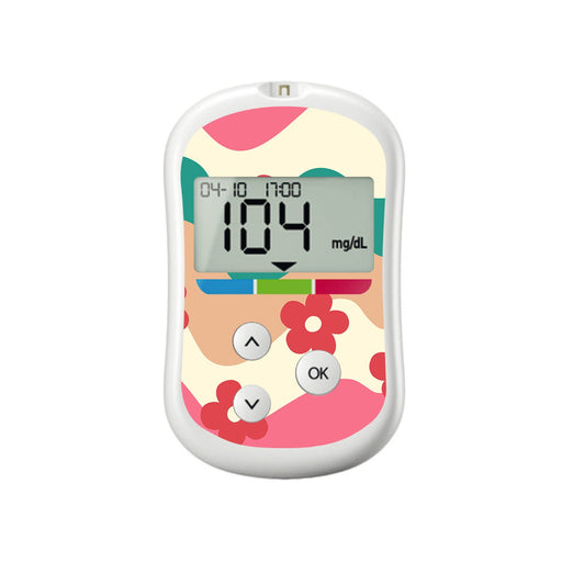 Peelz Retro Noel OneTouch Verio Flex Glucometer Sticker - Pump Peelz Peelz/Stickers White Smoke