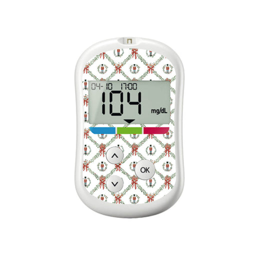 Peelz Nutcracker Noel OneTouch Verio Flex Glucometer Sticker - Pump Peelz Peelz/Stickers White Smoke