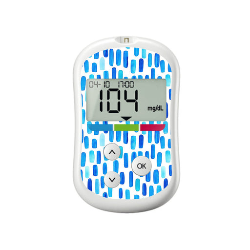 Peelz Level Lines OneTouch Verio Flex Glucometer Sticker - Pump Peelz Peelz/Stickers White Smoke