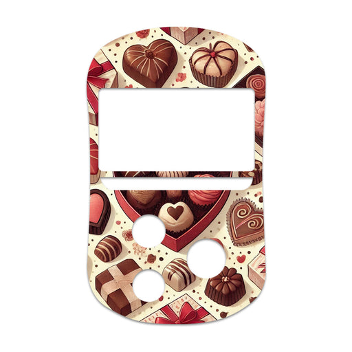 Peelz Chocolate Love for OneTouch Verio Flex Glucometer Peelz/Stickers White Smoke