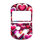 Peelz Sparkly Hearts for OneTouch Verio Flex Glucometer Peelz/Stickers White Smoke