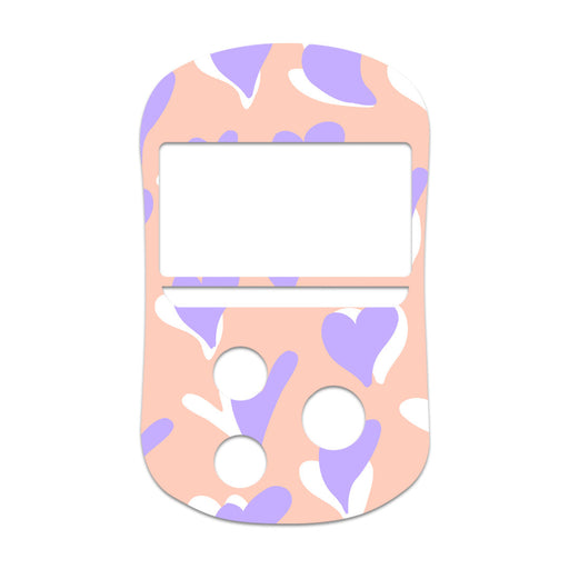 Peelz Lavender Love for OneTouch Verio Flex Glucometer Peelz/Stickers White Smoke