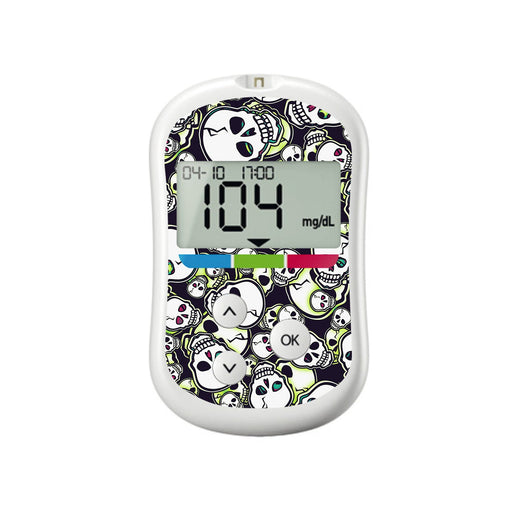 Peelz Bone Glow OneTouch Verio Flex Glucometer Sticker - Pump Peelz Peelz/Stickers White Smoke