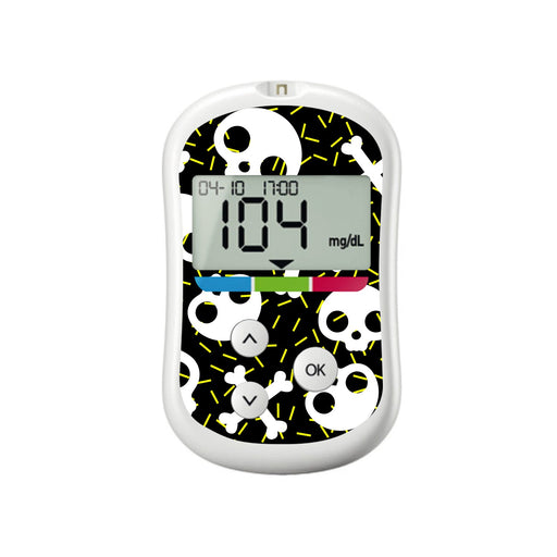 Peelz Bone Pop OneTouch Verio Flex Glucometer Sticker - Pump Peelz Peelz/Stickers White Smoke