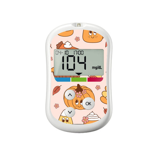 Peelz Cozy Harvest OneTouch Verio Flex Glucometer Sticker - Pump Peelz Peelz/Stickers White Smoke