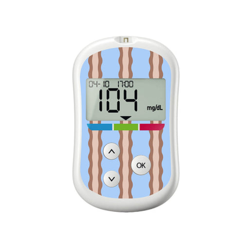 Peelz Boardwalk Waves OneTouch Verio Flex Glucometer Sticker - Pump Peelz Peelz/Stickers White Smoke