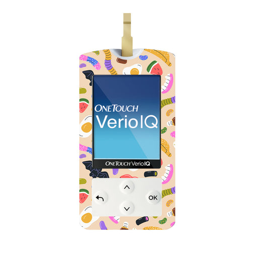 Peelz Candy Chaos OneTouch Verio IQ Glucometer Sticker - Pump Peelz Peelz/Stickers White Smoke
