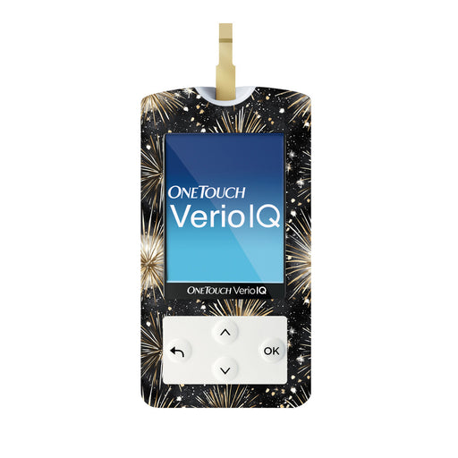 Peelz Fireworks for OneTouch Verio IQ Glucometer Peelz/Stickers White Smoke