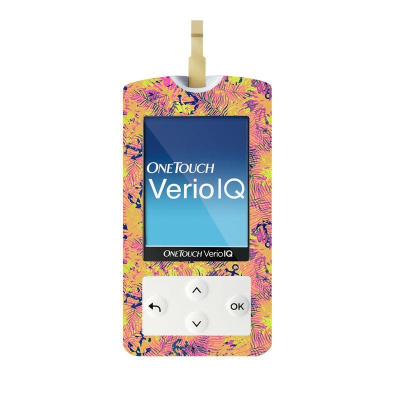 Peelz Electric Island OneTouch Verio IQ Glucometer Sticker - Pump Peelz Peelz/Stickers White Smoke