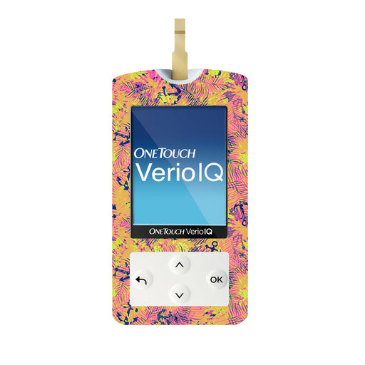 Peelz Electric Island OneTouch Verio IQ Glucometer Sticker - Pump Peelz Peelz/Stickers White Smoke