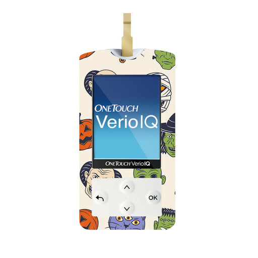 Peelz Monster Mash OneTouch Verio IQ Glucometer Sticker - Pump Peelz Peelz/Stickers White Smoke