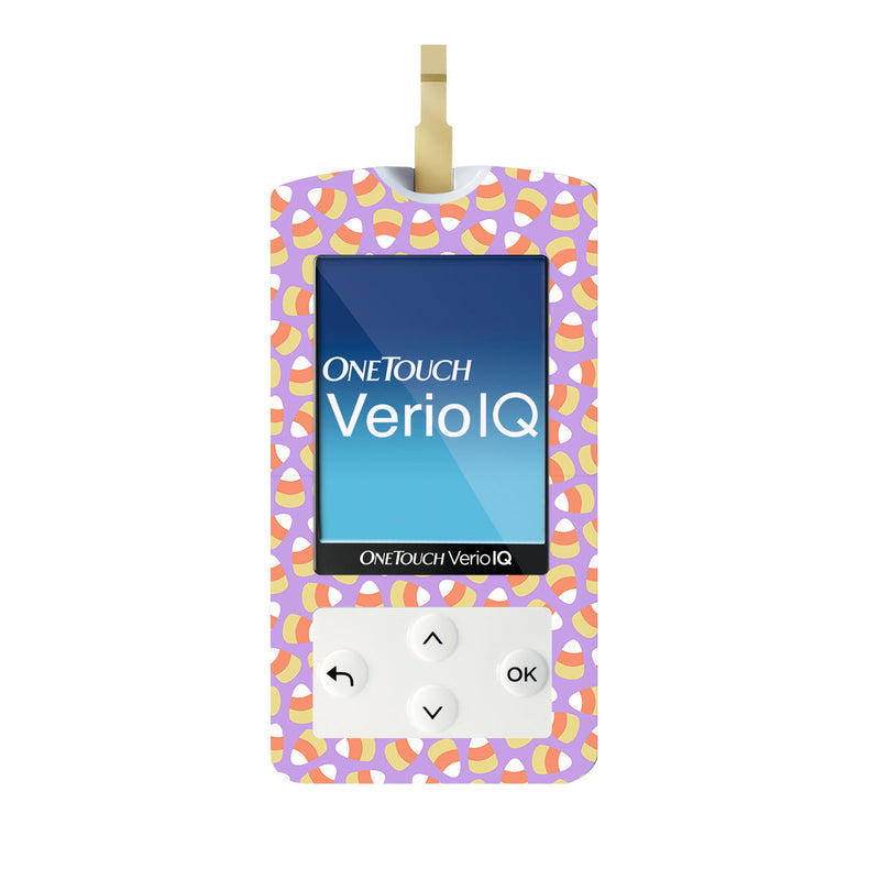 Peelz Candy Corn OneTouch Verio IQ Glucometer Sticker - Pump Peelz Peelz/Stickers White Smoke