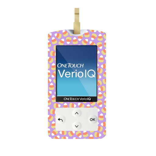 Peelz Candy Corn OneTouch Verio IQ Glucometer Sticker - Pump Peelz Peelz/Stickers White Smoke