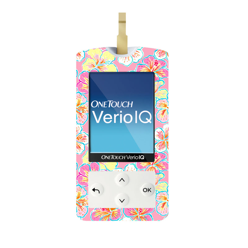 Peelz Tropic Crush OneTouch Verio IQ Glucometer Sticker - Pump Peelz Peelz/Stickers White Smoke