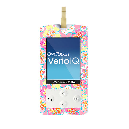 Peelz Tropic Crush OneTouch Verio IQ Glucometer Sticker - Pump Peelz Peelz/Stickers White Smoke