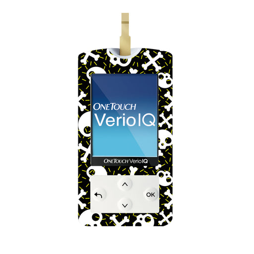 Peelz Bone Pop OneTouch Verio IQ Glucometer Sticker - Pump Peelz Peelz/Stickers White Smoke