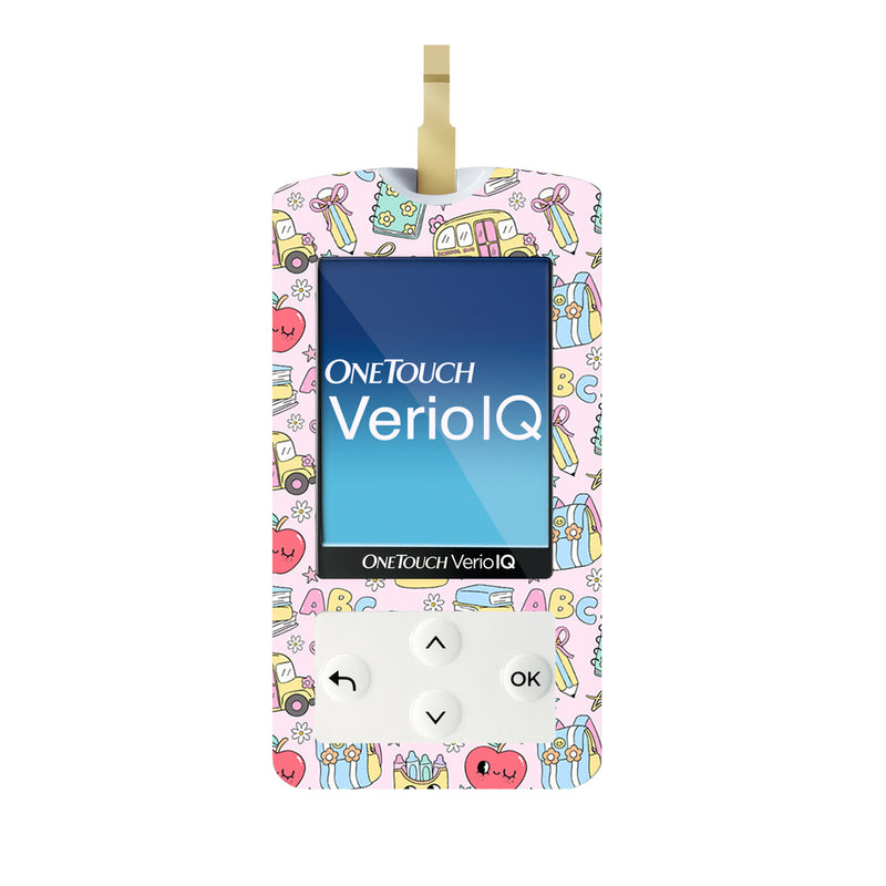 Peelz Tiny Scholar OneTouch Verio IQ Glucometer Sticker - Pump Peelz Peelz/Stickers White Smoke
