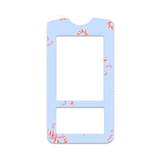 Peelz Candy Cane Lane OneTouch Verio IQ Glucometer Sticker - Pump Peelz Peelz/Stickers White Smoke