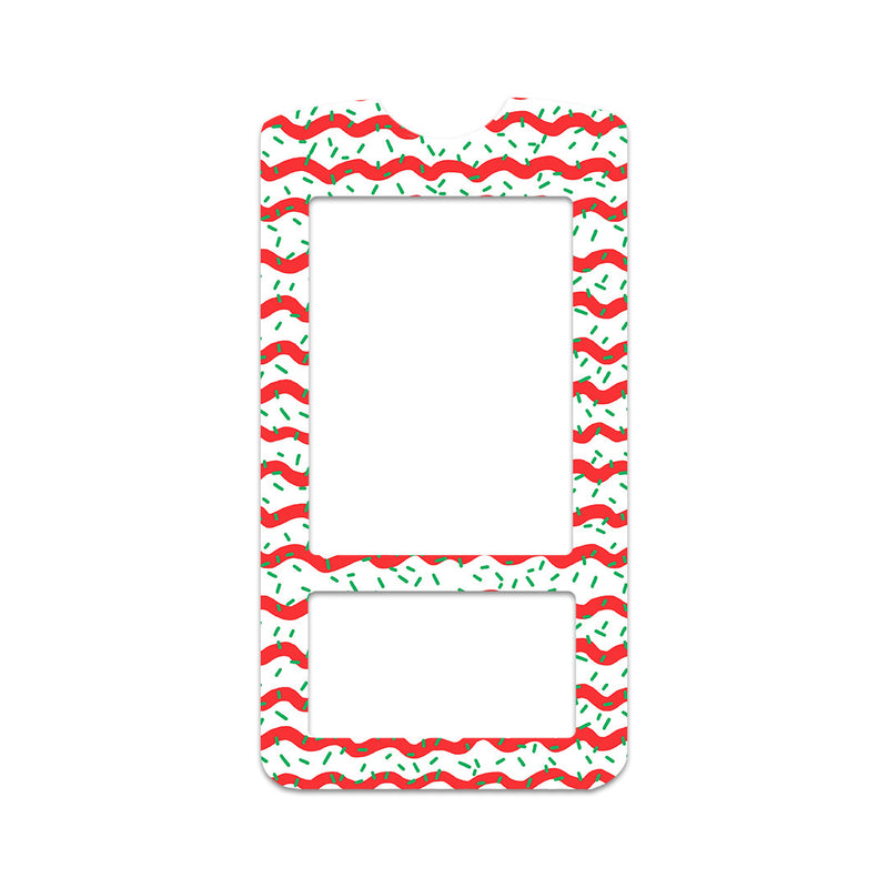 Peelz Christmas Icing OneTouch Verio IQ Glucometer Sticker - Pump Peelz Peelz/Stickers White Smoke