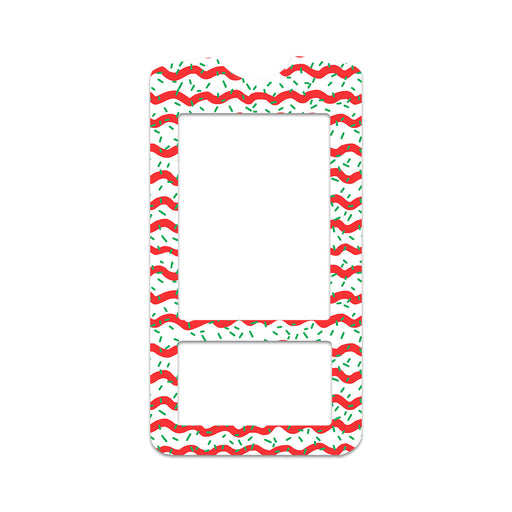 Peelz Christmas Icing OneTouch Verio IQ Glucometer Sticker - Pump Peelz Peelz/Stickers White Smoke