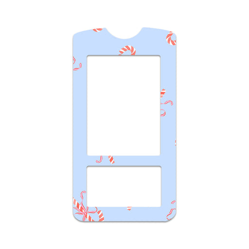 Peelz Candy Cane Lane OneTouch Verio IQ Glucometer Sticker - Pump Peelz Peelz/Stickers White Smoke