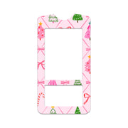 Peelz Coquette Christmas OneTouch Verio IQ Glucometer Sticker - Pump Peelz Peelz/Stickers White Smoke