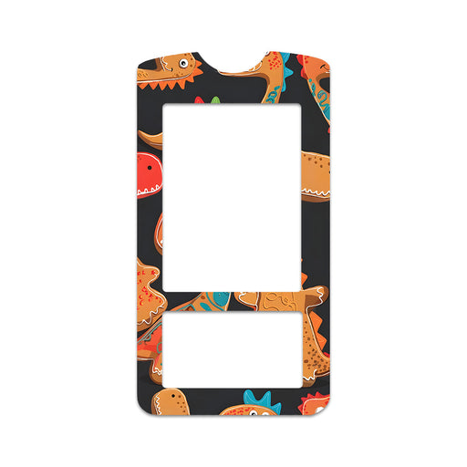 Peelz Jurassic Gingerbread OneTouch Verio IQ Glucometer Sticker - Pump Peelz Peelz/Stickers White Smoke