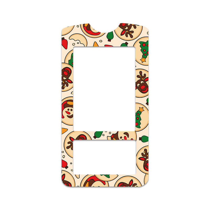 Peelz Santa's Cookies OneTouch Verio IQ Glucometer Sticker - Pump Peelz Peelz/Stickers White Smoke