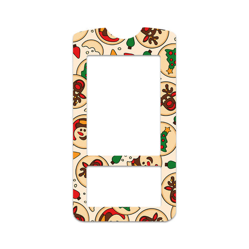 Peelz Santa's Cookies OneTouch Verio IQ Glucometer Sticker - Pump Peelz Peelz/Stickers White Smoke