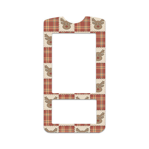 Peelz Rustic Reindeer OneTouch Verio IQ Glucometer Sticker - Pump Peelz Peelz/Stickers White Smoke