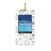 Peelz Poinsettia Parade OneTouch Verio IQ Glucometer Sticker - Pump Peelz Peelz/Stickers White Smoke