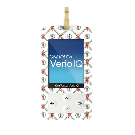 Peelz Nutcracker Noel OneTouch Verio IQ Glucometer Sticker - Pump Peelz Peelz/Stickers White Smoke