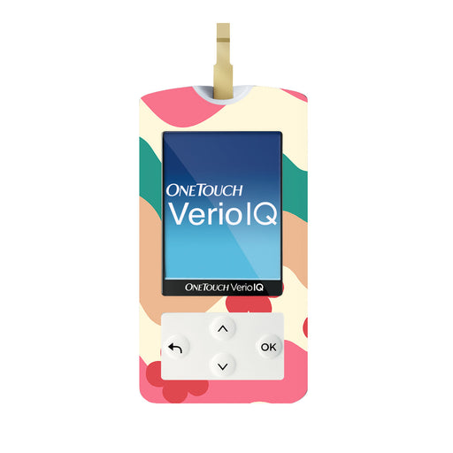 Peelz Retro Noel OneTouch Verio IQ Glucometer Sticker - Pump Peelz Peelz/Stickers White Smoke