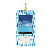 Peelz Level Lines OneTouch Verio IQ Glucometer Sticker - Pump Peelz Peelz/Stickers White Smoke