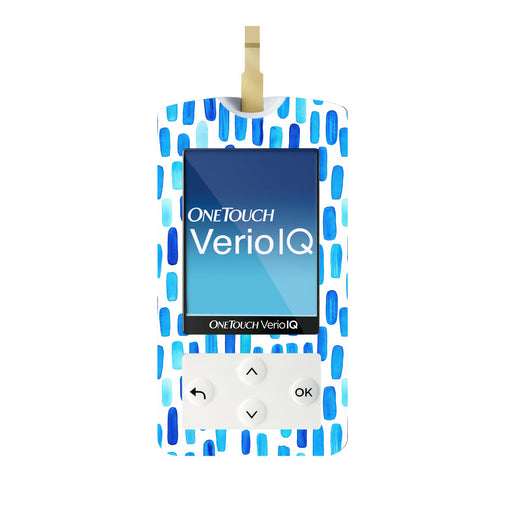 Peelz Level Lines OneTouch Verio IQ Glucometer Sticker - Pump Peelz Peelz/Stickers White Smoke