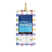 Peelz Spring Plaid for OneTouch Verio IQ Glucometer Peelz/Stickers White Smoke