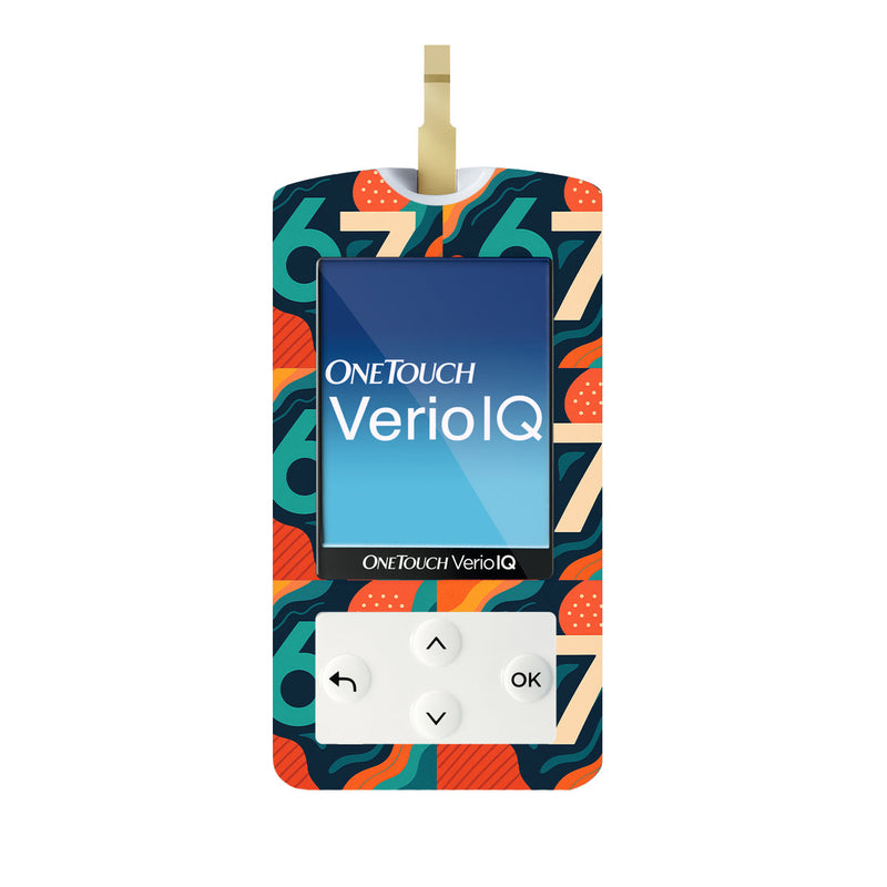 Peelz 6/7 OneTouch Verio IQ Glucometer Sticker - Pump Peelz Peelz/Stickers White Smoke