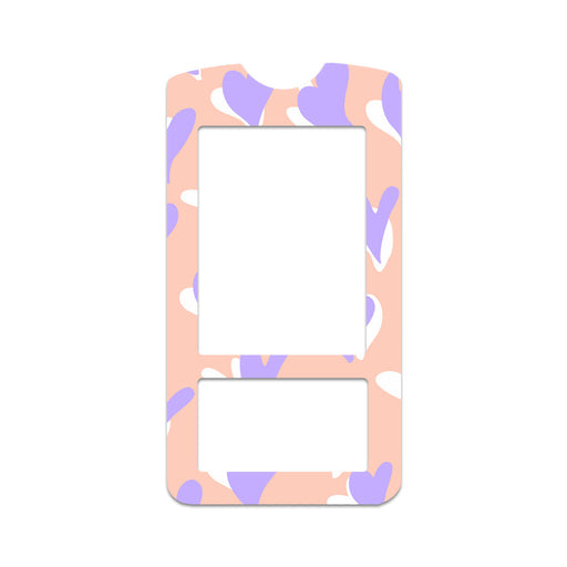 Peelz Lavender Love for OneTouch Verio IQ Glucometer Peelz/Stickers White Smoke