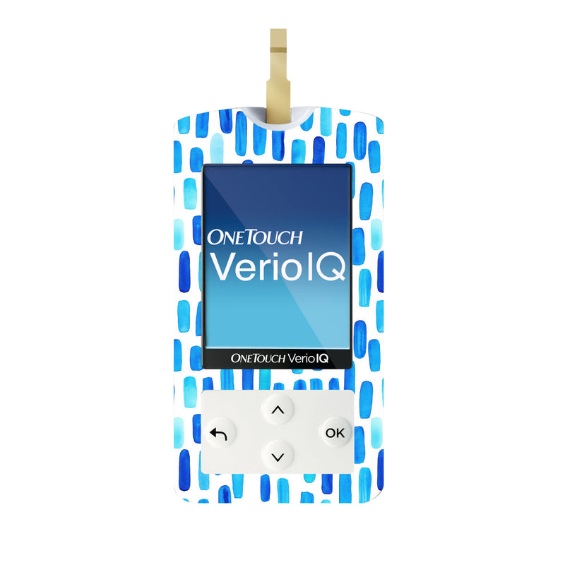Peelz Level Lines OneTouch Verio IQ Glucometer Sticker - Pump Peelz Peelz/Stickers White Smoke