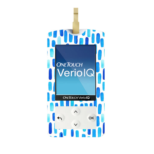 Peelz Level Lines OneTouch Verio IQ Glucometer Sticker - Pump Peelz Peelz/Stickers White Smoke