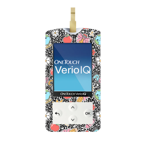 Peelz Cute Class OneTouch Verio IQ Glucometer Sticker - Pump Peelz Peelz/Stickers White Smoke