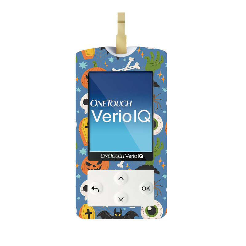 Peelz Spooky Night OneTouch Verio IQ Glucometer Sticker - Pump Peelz Peelz/Stickers White Smoke