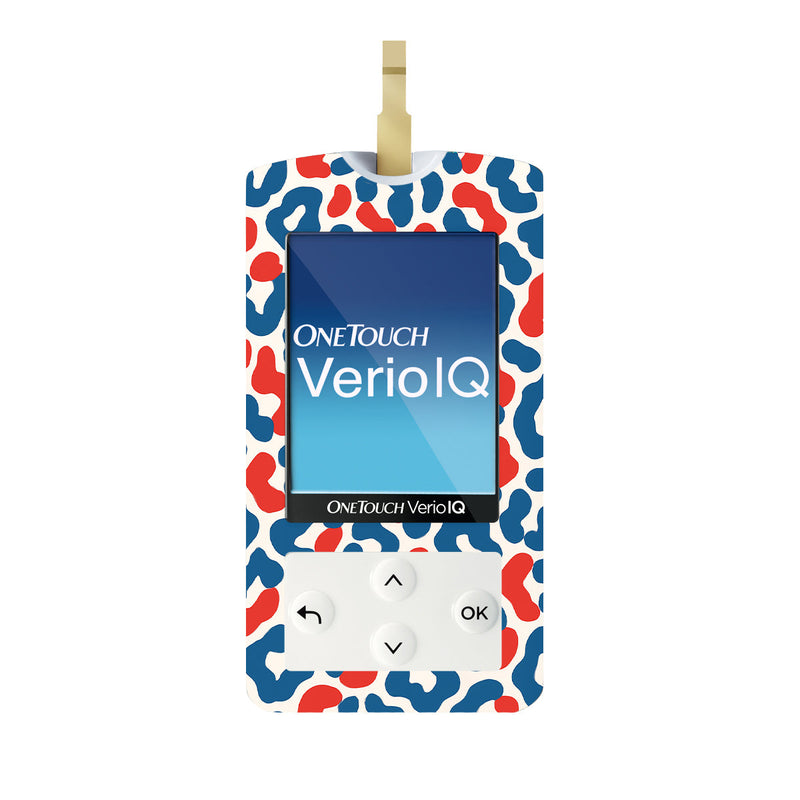 Peelz Freedom Fur OneTouch Verio IQ Glucometer Sticker - Pump Peelz Peelz/Stickers White Smoke