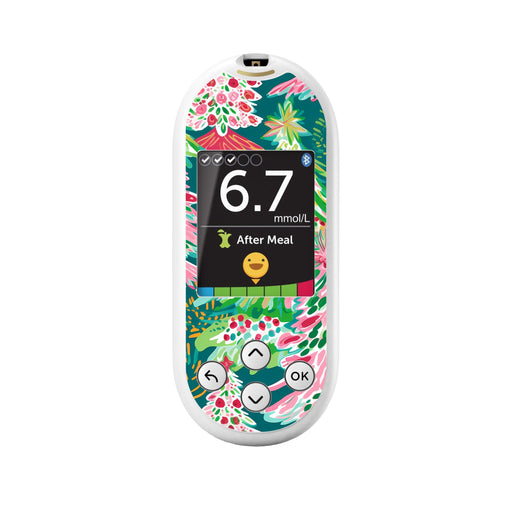 Peelz Festive Forest OneTouch Verio Reflect Glucometer - Pump Peelz Peelz/Stickers White Smoke