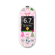 Peelz Coquette Christmas OneTouch Verio Reflect Glucometer - Pump Peelz Peelz/Stickers White Smoke
