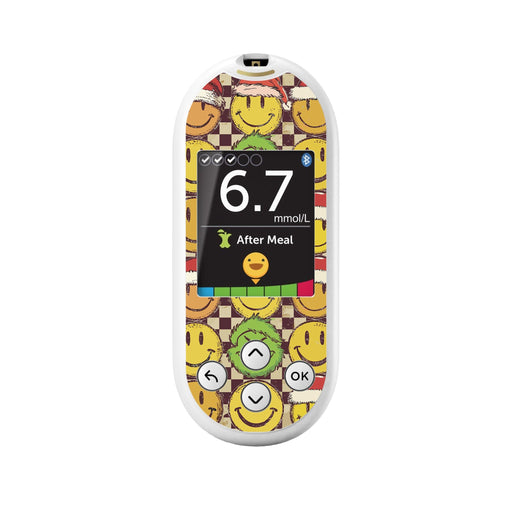 Peelz Merry Mischief OneTouch Verio Reflect Glucometer - Pump Peelz Peelz/Stickers White Smoke